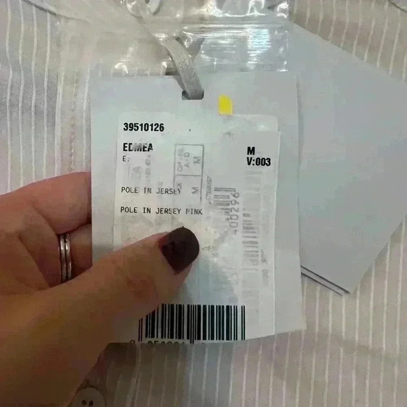 NWT Max Mara light pink edmea button down blouse size medium - Picture 6 of 7